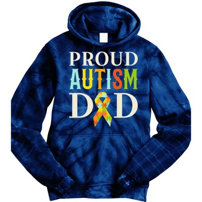 Proud Autism Dad S Autism Awareness Tie Dye Hoodie