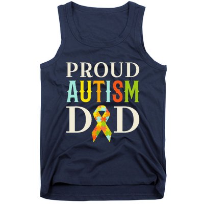 Proud Autism Dad S Autism Awareness Tank Top