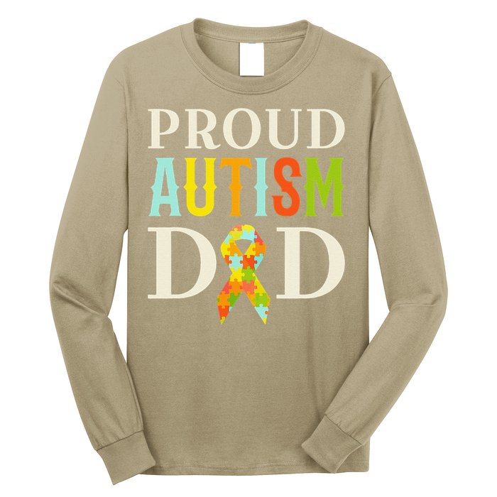 Proud Autism Dad S Autism Awareness Long Sleeve Shirt