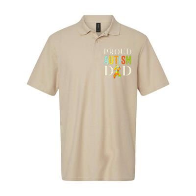 Proud Autism Dad S Autism Awareness Softstyle Adult Sport Polo