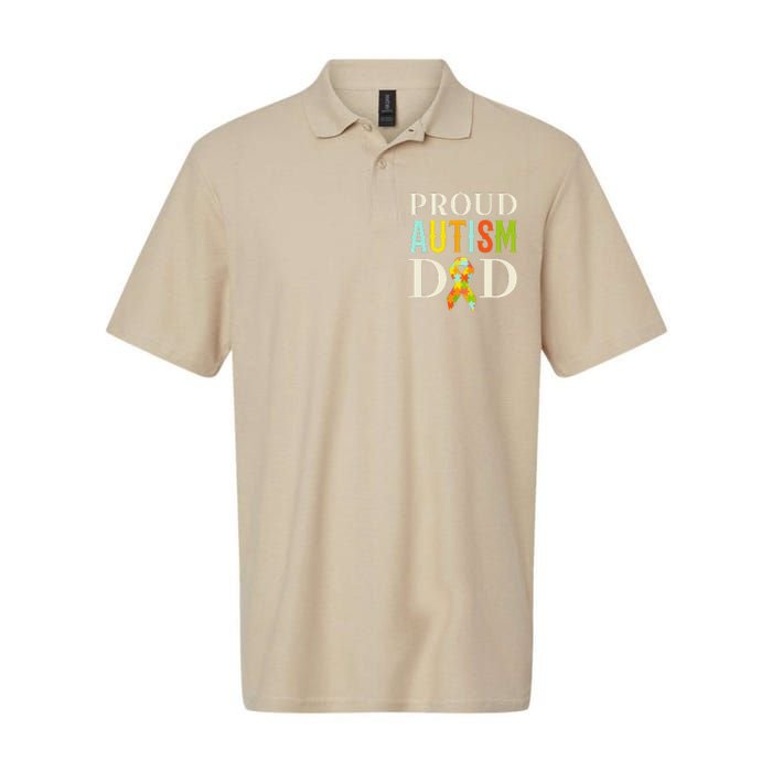 Proud Autism Dad S Autism Awareness Softstyle Adult Sport Polo