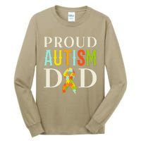 Proud Autism Dad S Autism Awareness Tall Long Sleeve T-Shirt