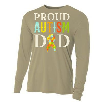 Proud Autism Dad S Autism Awareness Cooling Performance Long Sleeve Crew