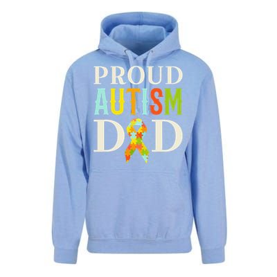 Proud Autism Dad S Autism Awareness Unisex Surf Hoodie