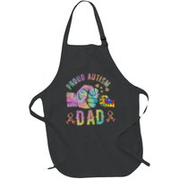 Proud Autism Dad Autism Awareness Tie Dye Matching Apron