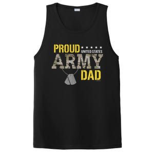 Proud Army Dad Show Your Pride Dad Cool Gift PosiCharge Competitor Tank