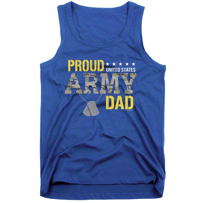 Proud Army Dad Show Your Pride Dad Cool Gift Tank Top