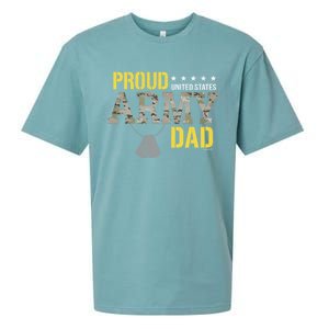 Proud Army Dad Show Your Pride Dad Cool Gift Sueded Cloud Jersey T-Shirt