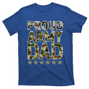 Proud Army Dad Military Hero Stars Great Gift T-Shirt