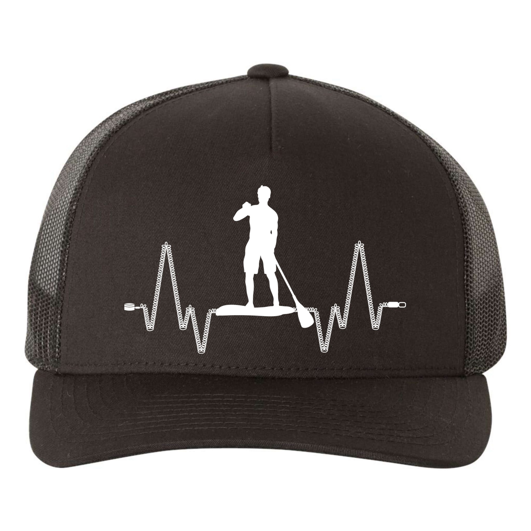Paddle Board Heartbeat Yupoong Adult 5-Panel Trucker Hat
