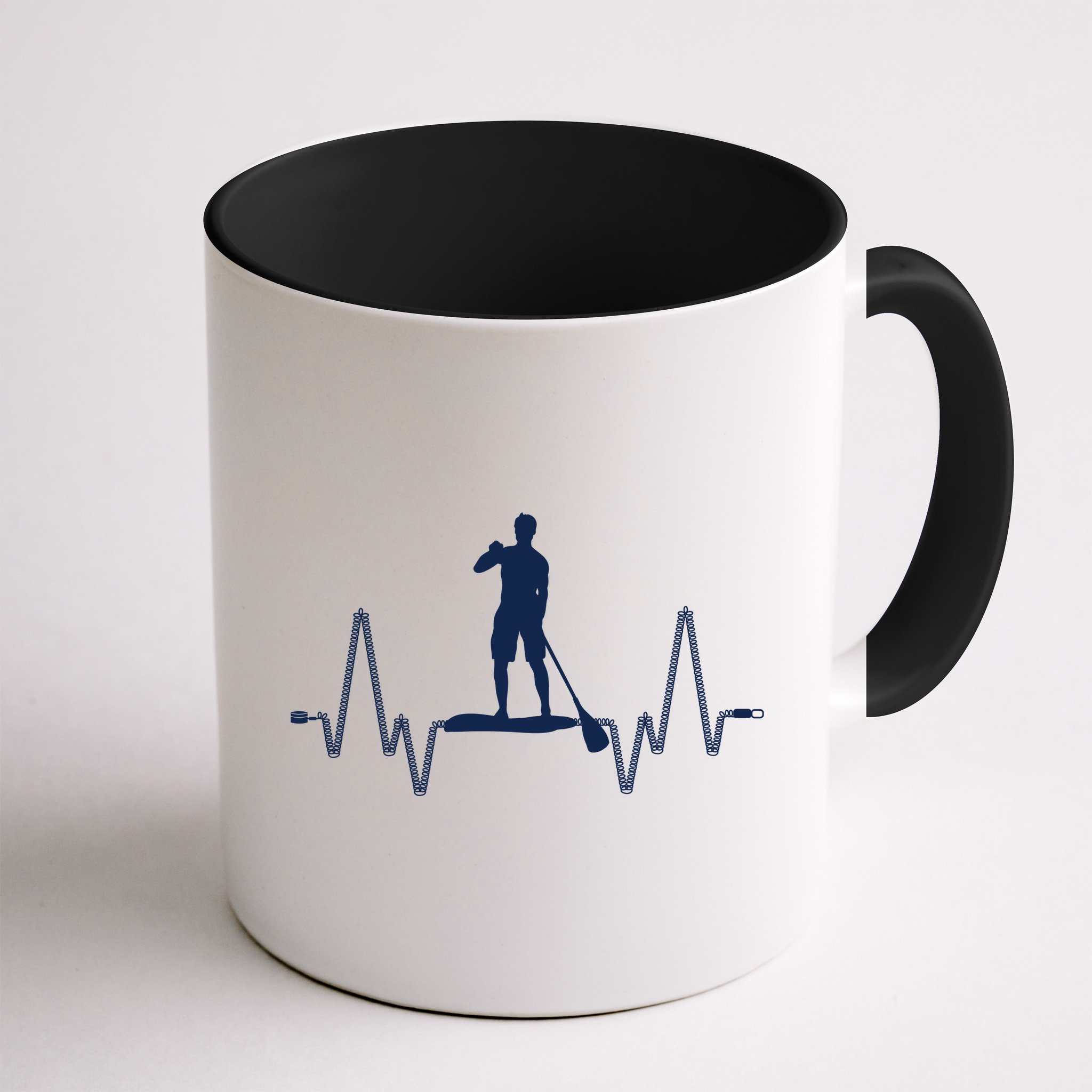 Paddle Board Heartbeat Mug