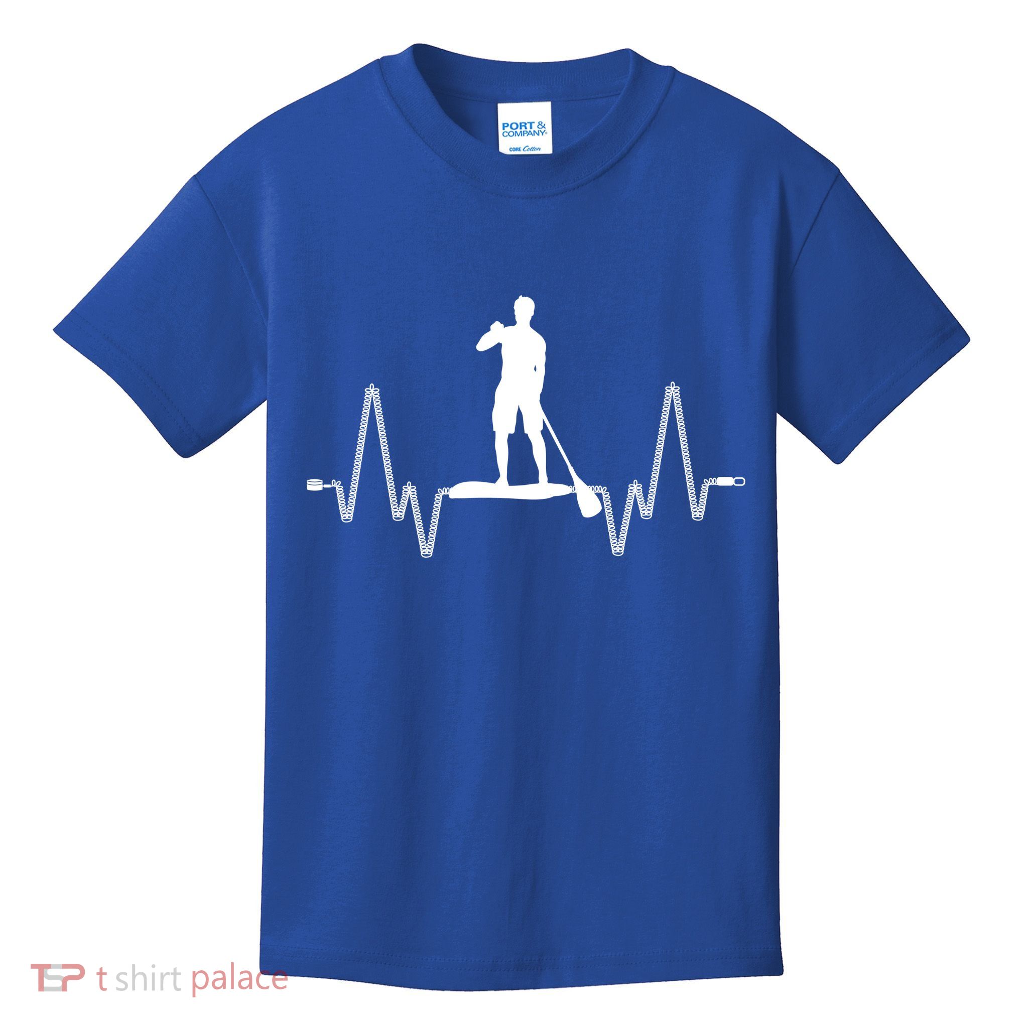 Paddle Board Heartbeat Kids T-Shirt