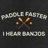 Paddle Faster I Hear Banjos Garment-Dyed Fleece Hoodie
