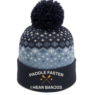 Paddle Faster I Hear Banjos The Baniff Cuffed Pom Beanie