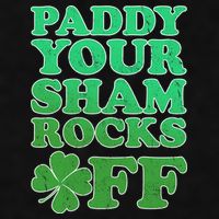 Paddy Your Shamrocks Off Clover Ladies PosiCharge Tri-Blend Wicking Tank