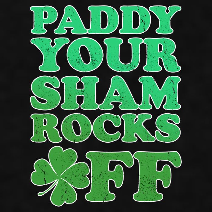 Paddy Your Shamrocks Off Clover Ladies PosiCharge Tri-Blend Wicking Tank