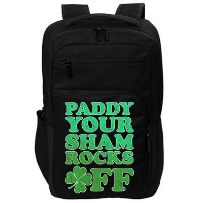 Paddy Your Shamrocks Off Clover Impact Tech Backpack