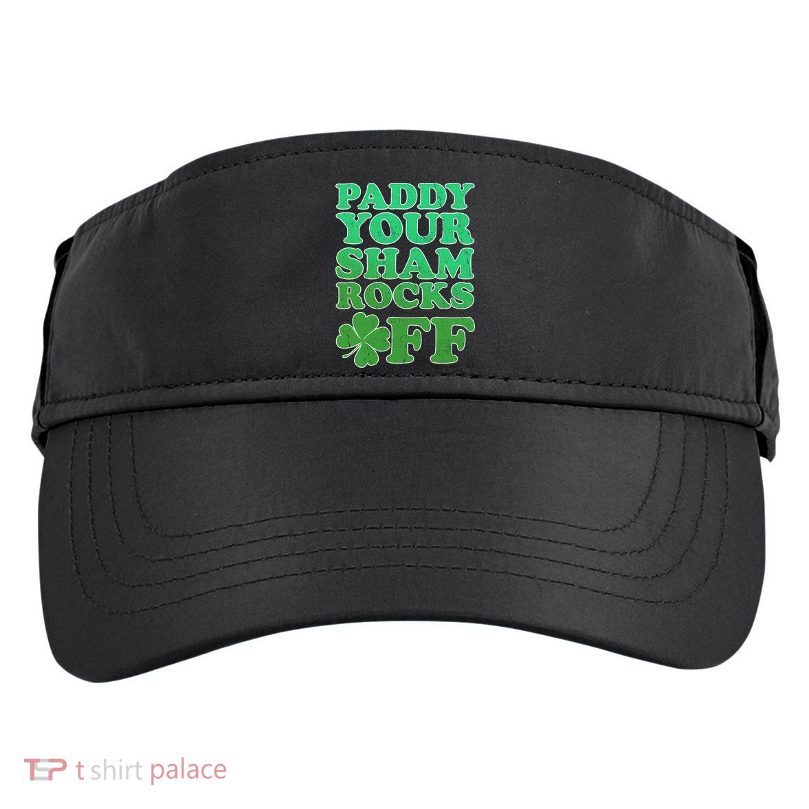 Paddy Your Shamrocks Off Clover Adult Drive Performance Visor