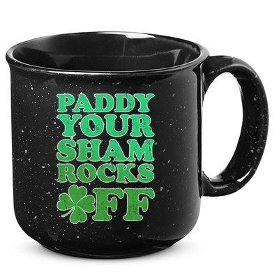 Paddy Your Shamrocks Off Clover 15oz Campfire Ceramic Mug