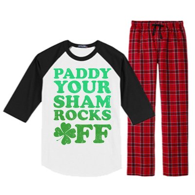 Paddy Your Shamrocks Off Clover Raglan Sleeve Pajama Set