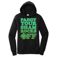 Paddy Your Shamrocks Off Clover Women's Pullover Hoodie
