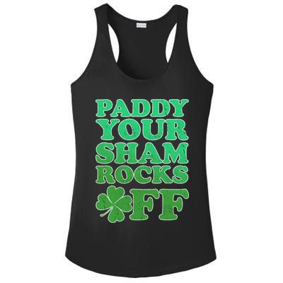 Paddy Your Shamrocks Off Clover Ladies PosiCharge Competitor Racerback Tank