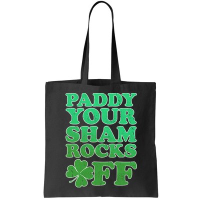 Paddy Your Shamrocks Off Clover Bag