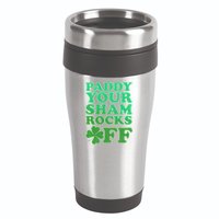 Paddy Your Shamrocks Off Clover 16oz Travel Tumbler