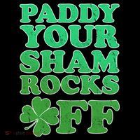 Paddy Your Shamrocks Off Clover Pom Pom 12in Knit Beanie