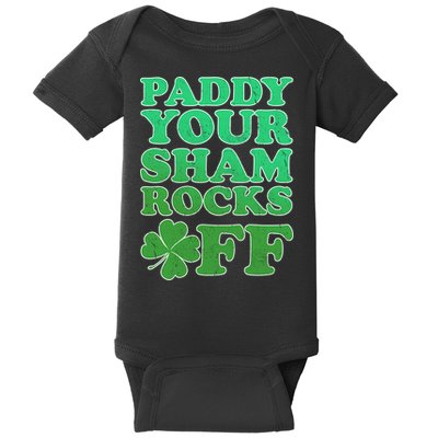 Paddy Your Shamrocks Off Clover Baby Bodysuit