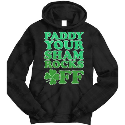 Paddy Your Shamrocks Off Clover Tie Dye Hoodie