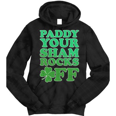 Paddy Your Shamrocks Off Clover Tie Dye Hoodie