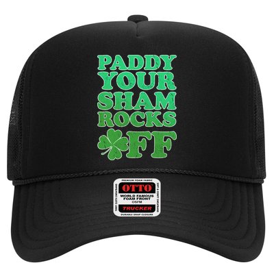 Paddy Your Shamrocks Off Clover Trucker Hat