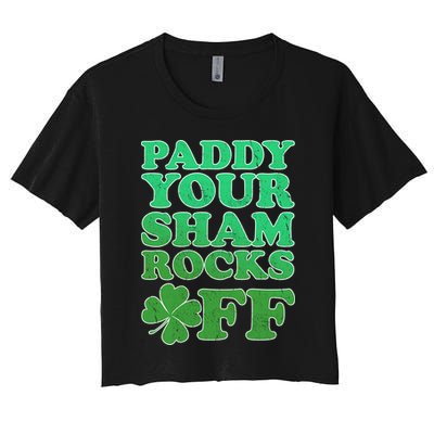 Paddy Your Shamrocks Off Clover Crop Top