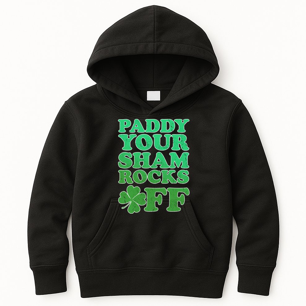Paddy Your Shamrocks Off Clover Kids Hoodie