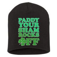 Paddy Your Shamrocks Off Clover Short Acrylic Beanie