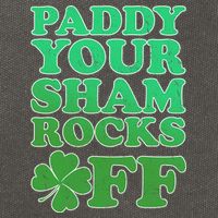 Paddy Your Shamrocks Off Clover Cotton Canvas Backpack