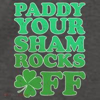 Paddy Your Shamrocks Off Clover Vector Backpack
