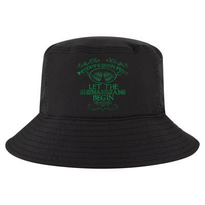 Paddy's Irish Pub Let The Shenanigans Begin Cool Comfort Performance Bucket Hat