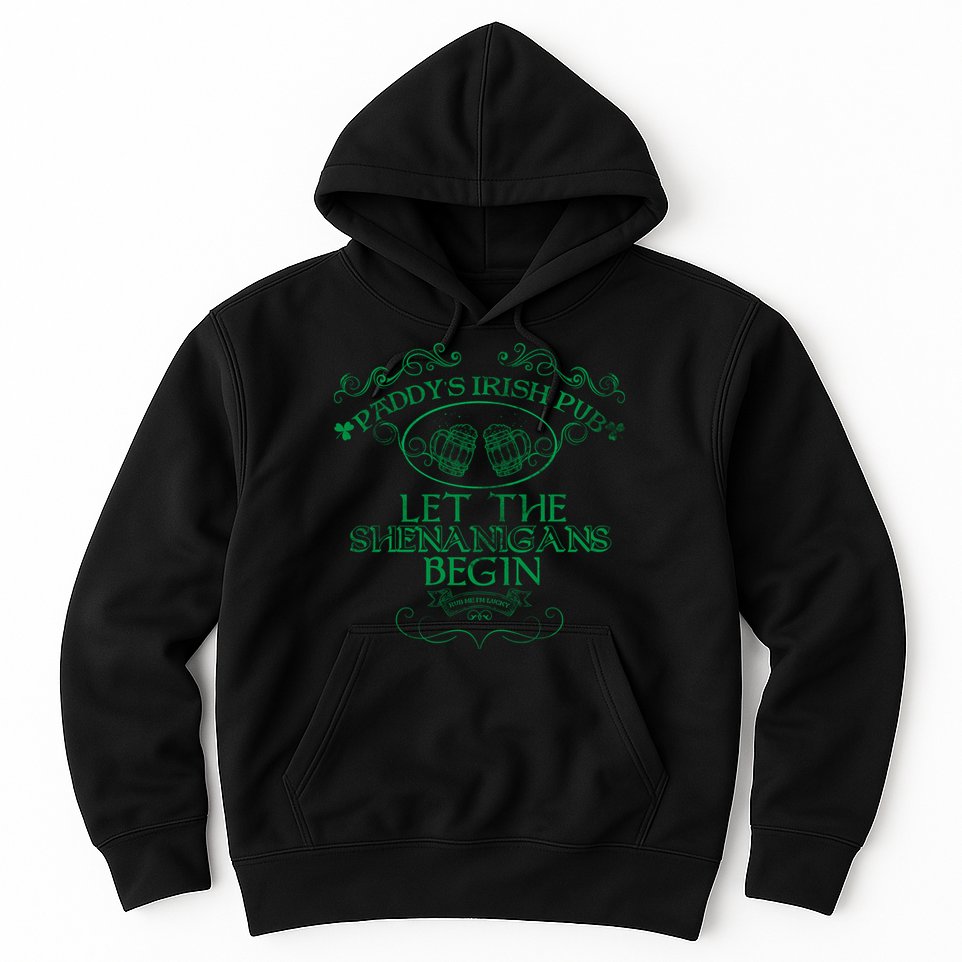 Paddy's Irish Pub Let The Shenanigans Begin Hoodie