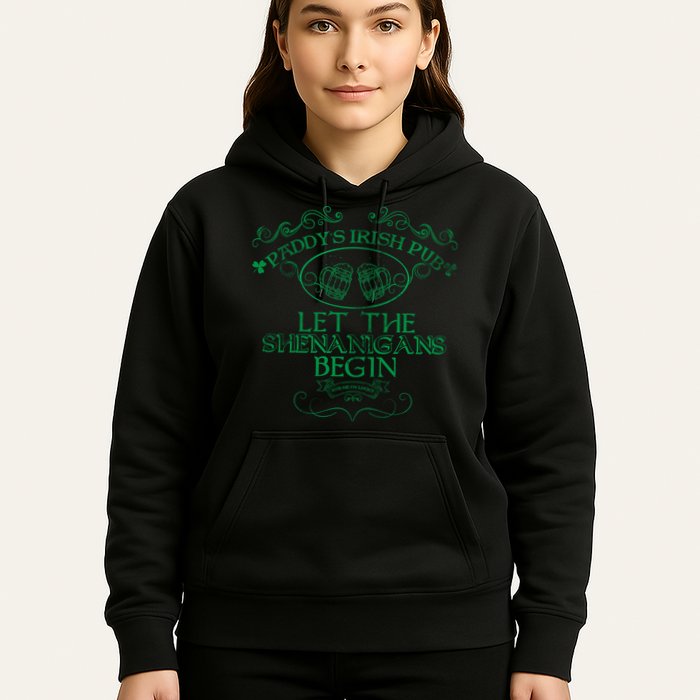 Paddy's Irish Pub Let The Shenanigans Begin Hoodie