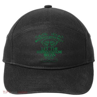 Paddy's Irish Pub Let The Shenanigans Begin 7-Panel Snapback Hat