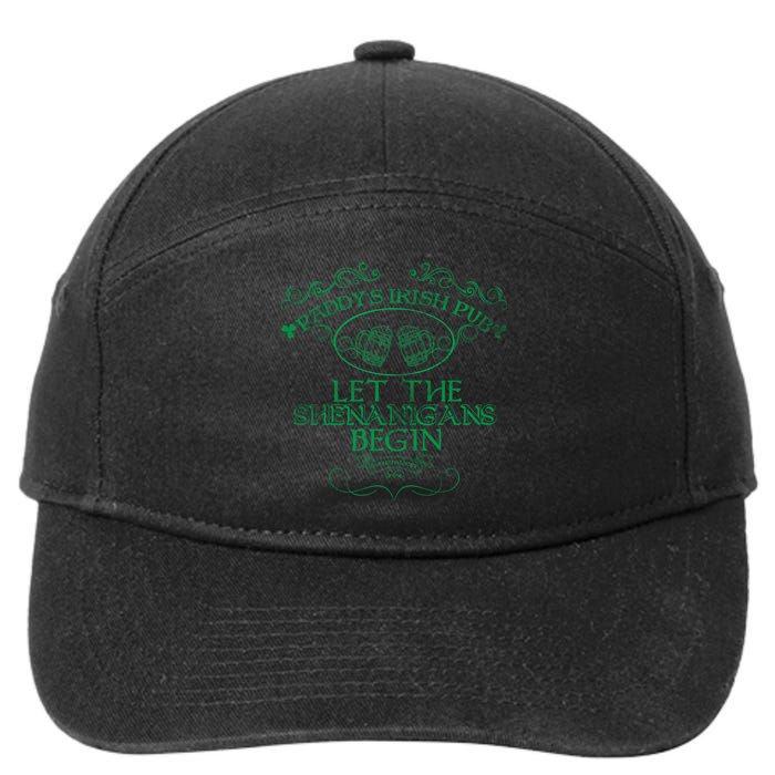 Paddy's Irish Pub Let The Shenanigans Begin 7-Panel Snapback Hat