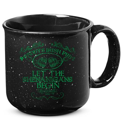 Paddy's Irish Pub Let The Shenanigans Begin 15oz Campfire Ceramic Mug