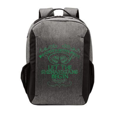 Paddy's Irish Pub Let The Shenanigans Begin Vector Backpack