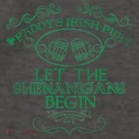 Paddy's Irish Pub Let The Shenanigans Begin Vector Backpack