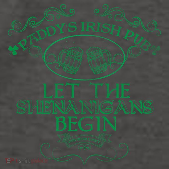 Paddy's Irish Pub Let The Shenanigans Begin Vector Backpack