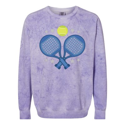 Padel Rackets Colorblast Crewneck Sweatshirt