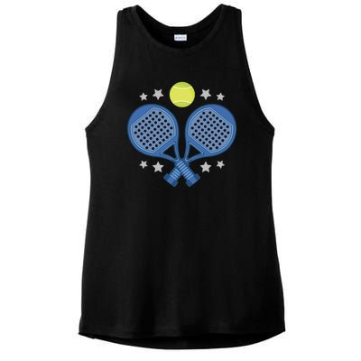 Padel Rackets Ladies PosiCharge Tri-Blend Wicking Tank