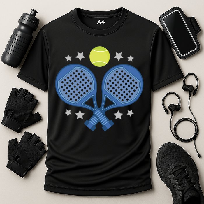 Padel Rackets Cooling Performance Crew T-Shirt